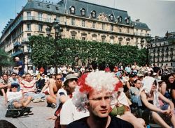 Paris - Parvis de l'Hôtel de Ville lors de la coupe du Monde 2002